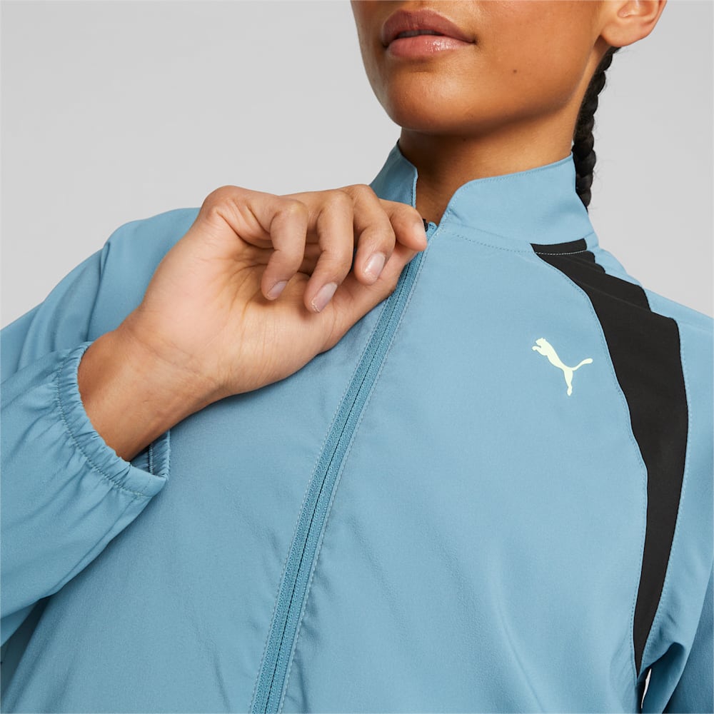 Puma Fit Woven Fashion Jacket - Bold Blue-Black