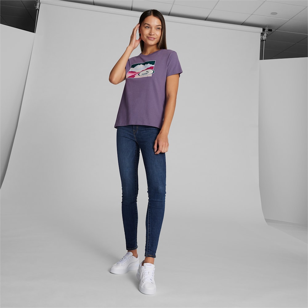 Puma Trail Remix Tee - Purple Charcoal