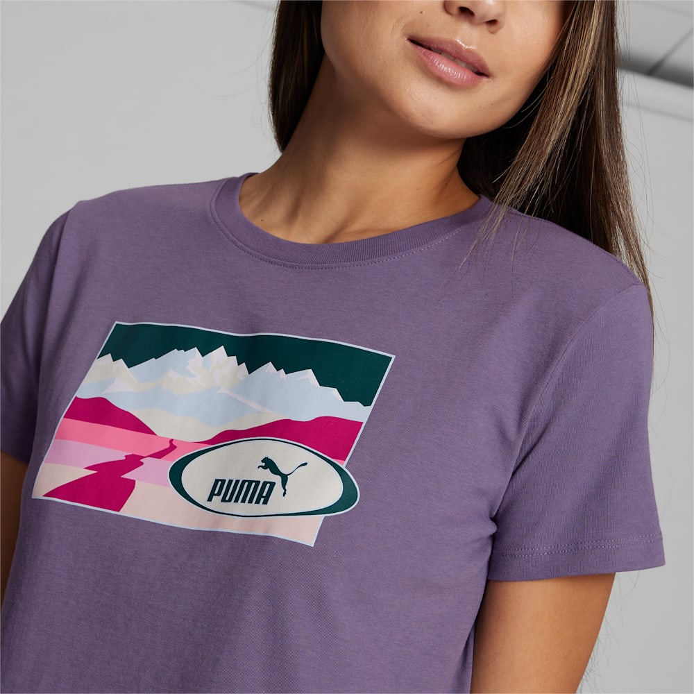 Puma Trail Remix Tee - Purple Charcoal