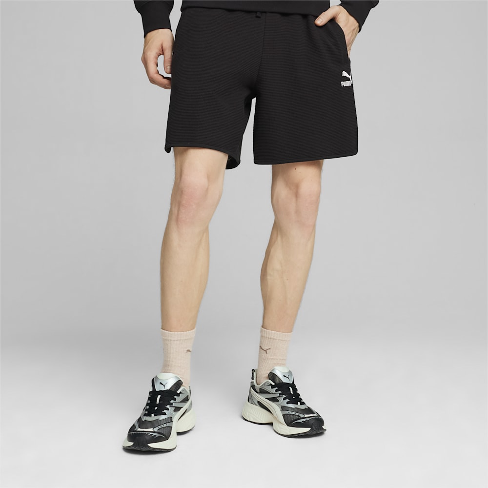 Puma CLASSICS Waffle Shorts - Black