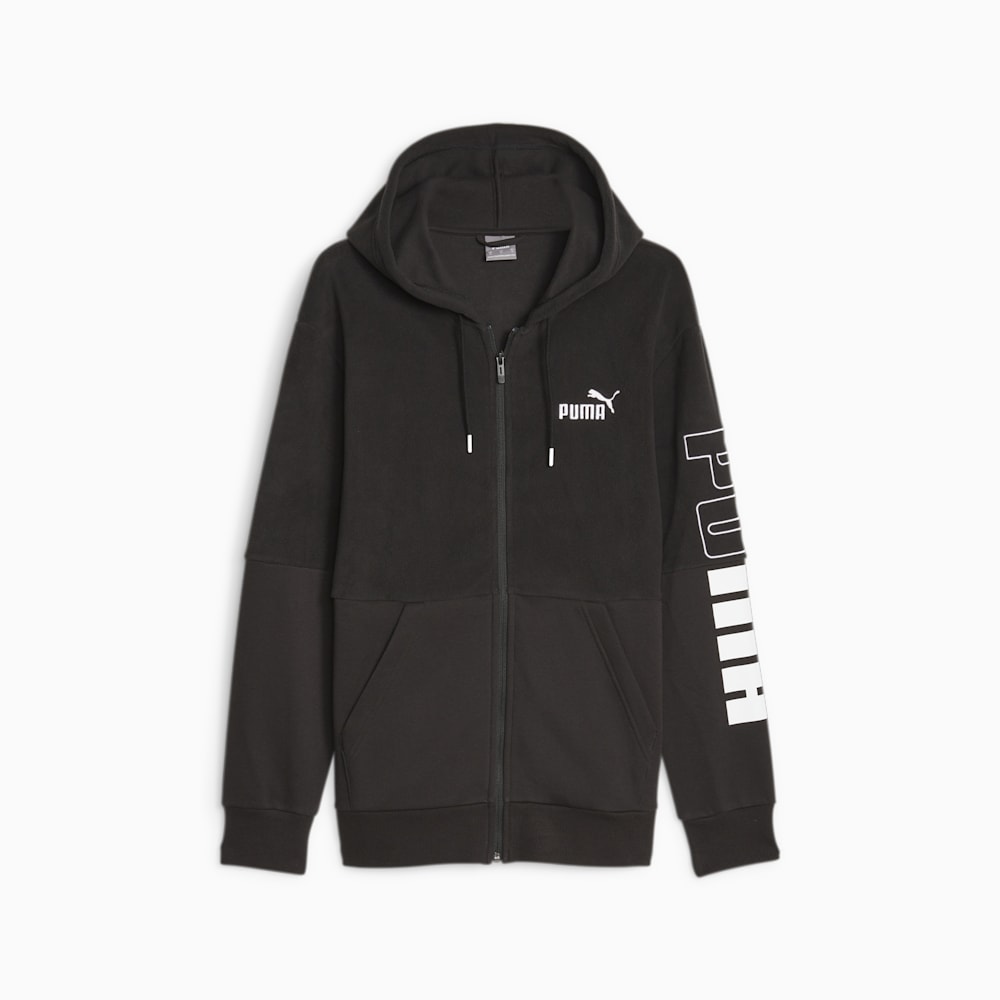 Puma POWER Full-Zip Hoodie - Black