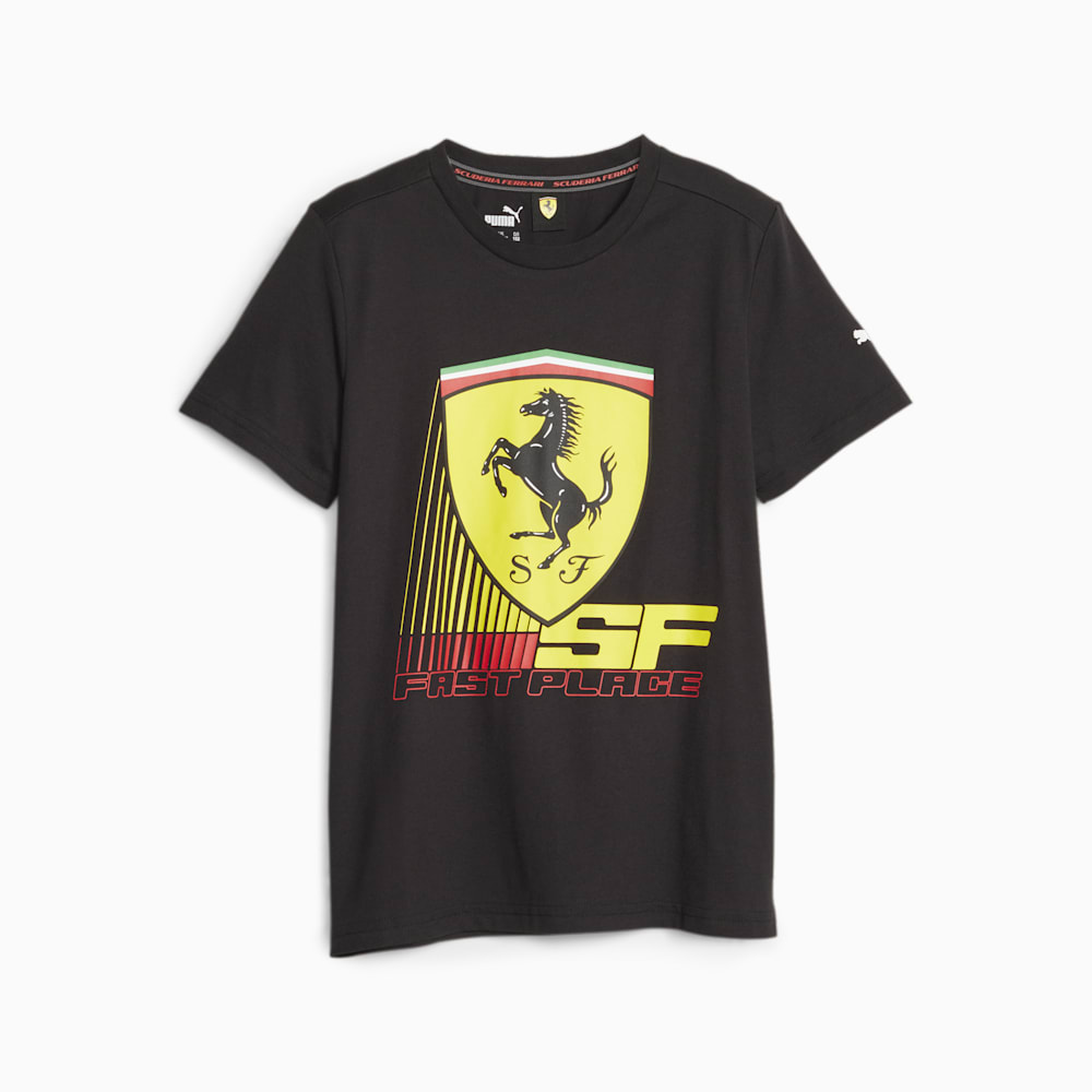 Puma Scuderia Ferrari Kids Motorsport Tee - Black