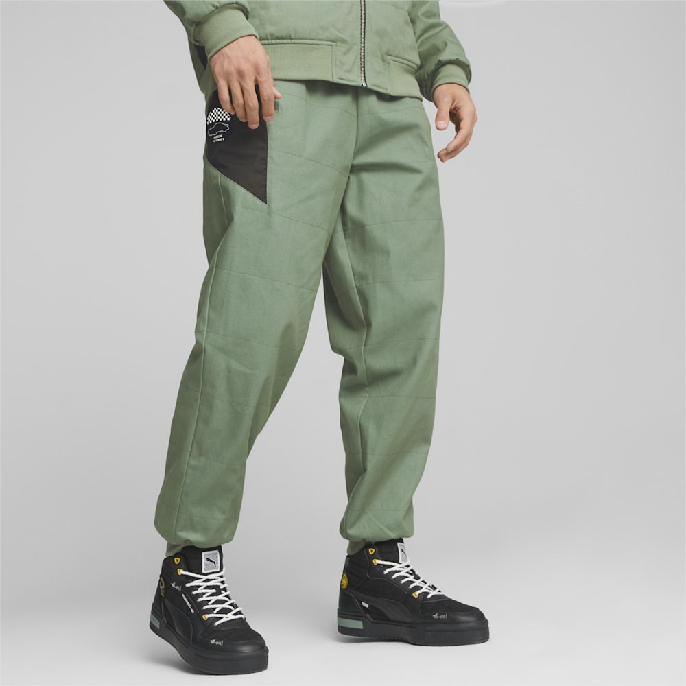 Puma Porsche Legacy Garage Crews Pants - Eucalyptus