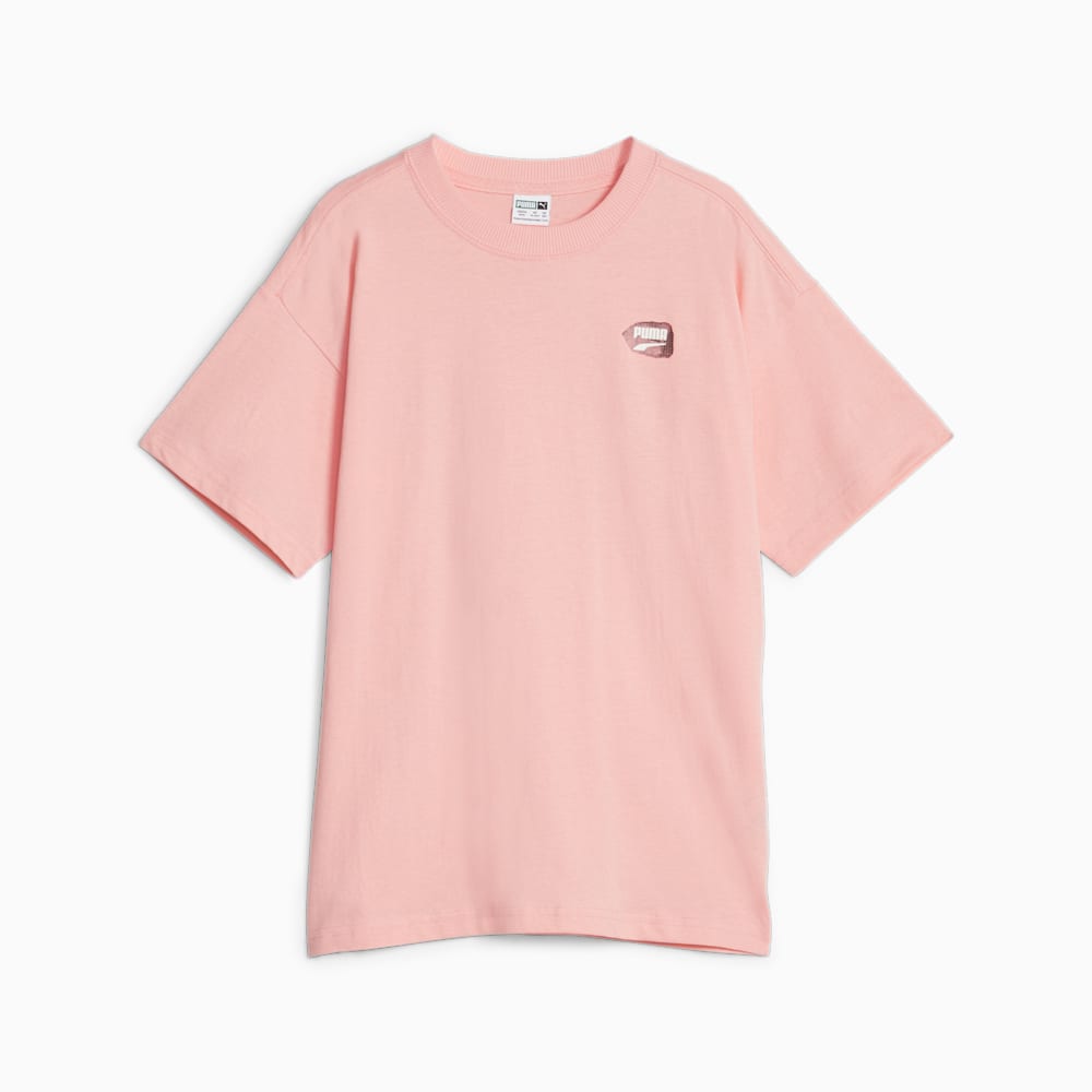 Puma Downtown Kids Graphic Tee - Peach Smoothie