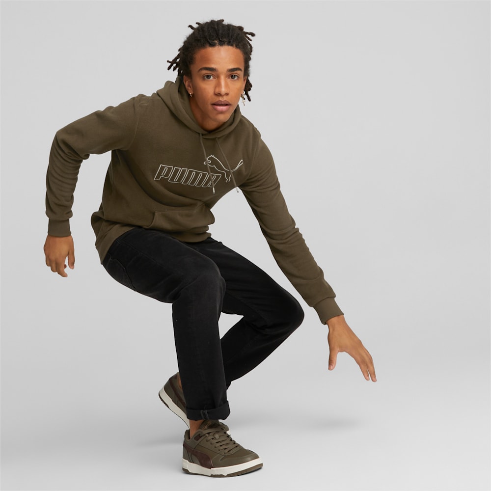 Puma Essentials Polar Fleece Hoodie - Deep Olive