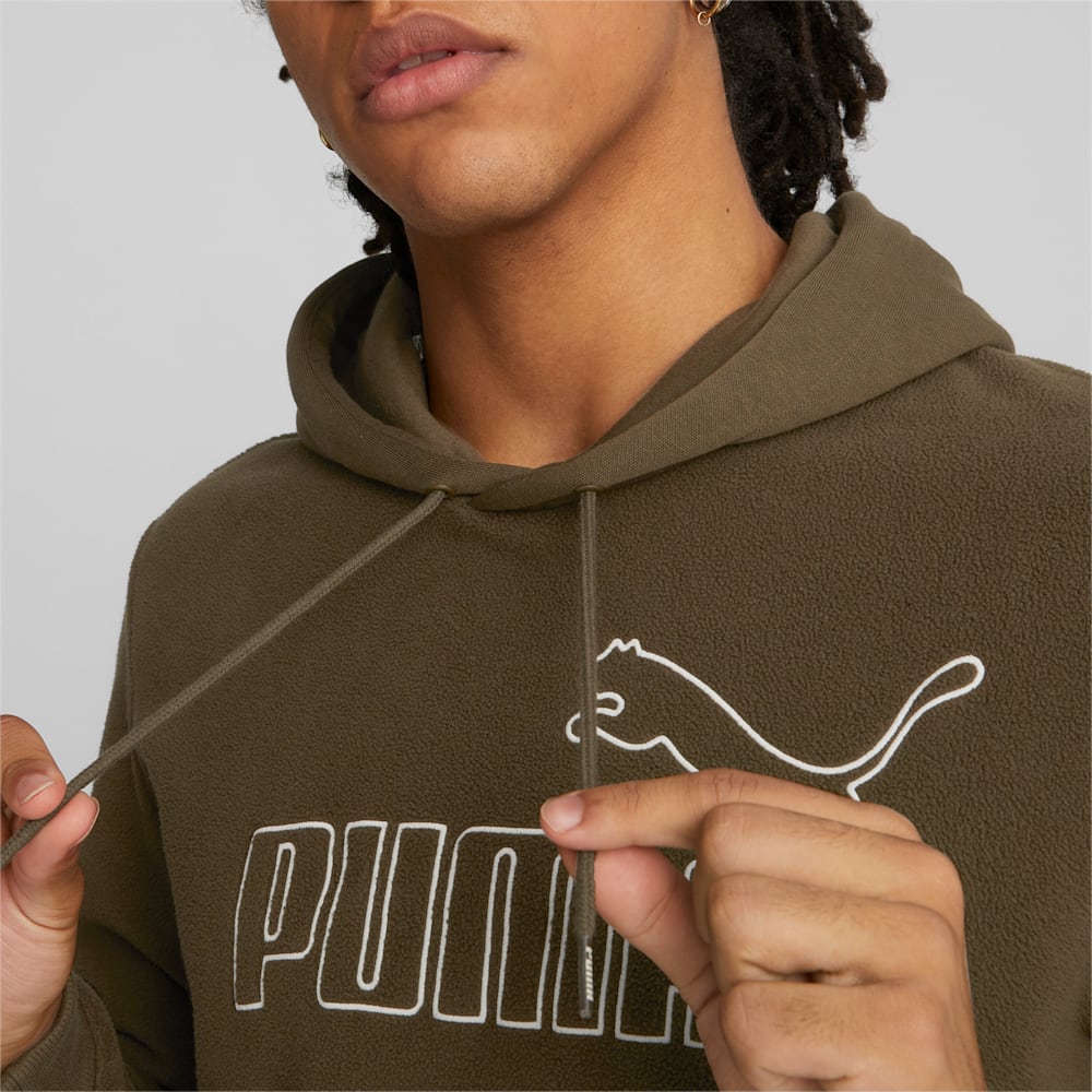 Puma Essentials Polar Fleece Hoodie - Deep Olive