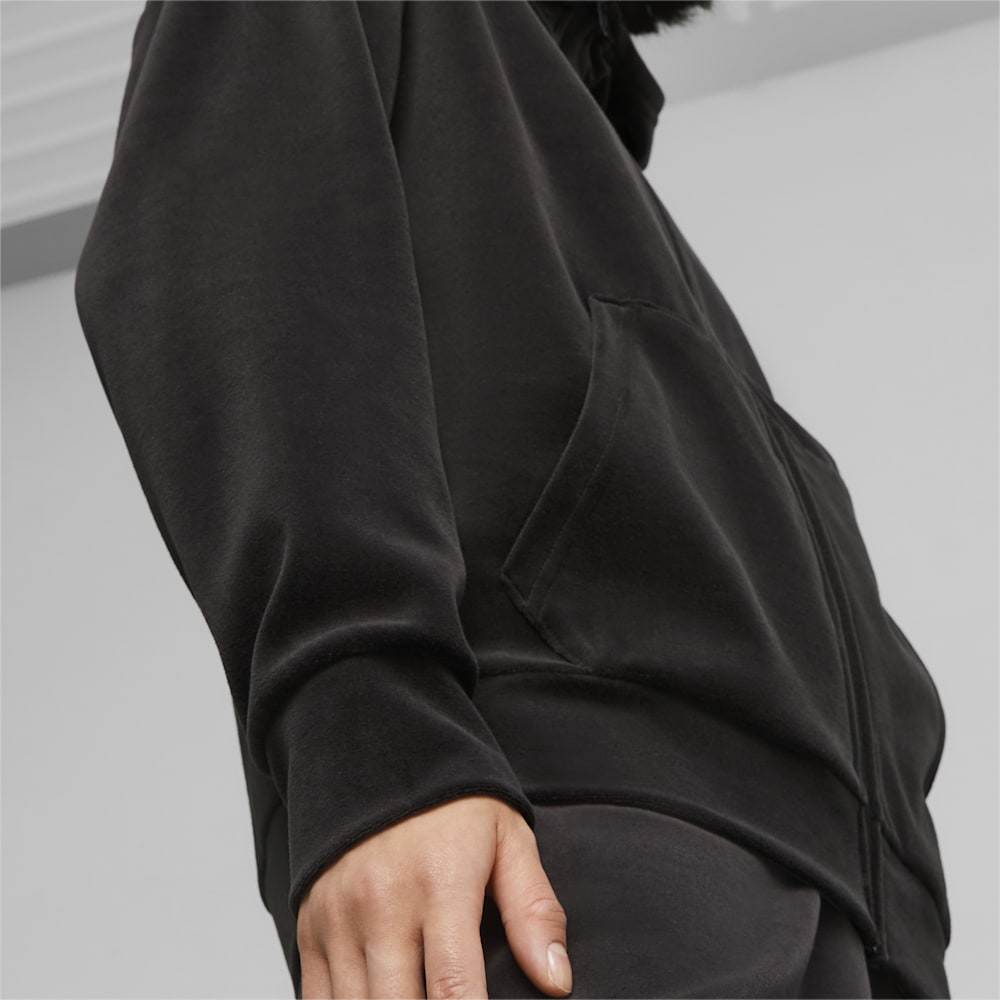 Puma Essentials Elevated Full Zip Hoodie - Black