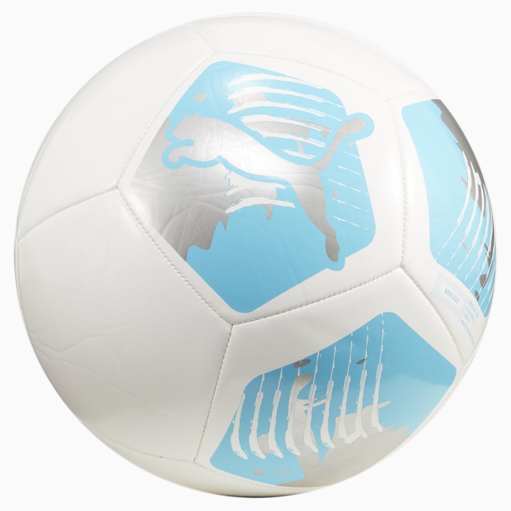 Puma Big Cat Soccer Ball - White-Bright Aqua-Black