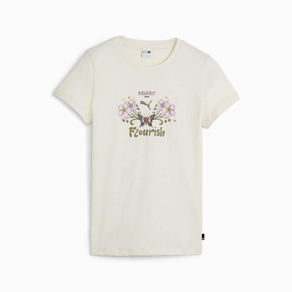 Puma Grow & Flourish Graphic Tee - Alpine Snow