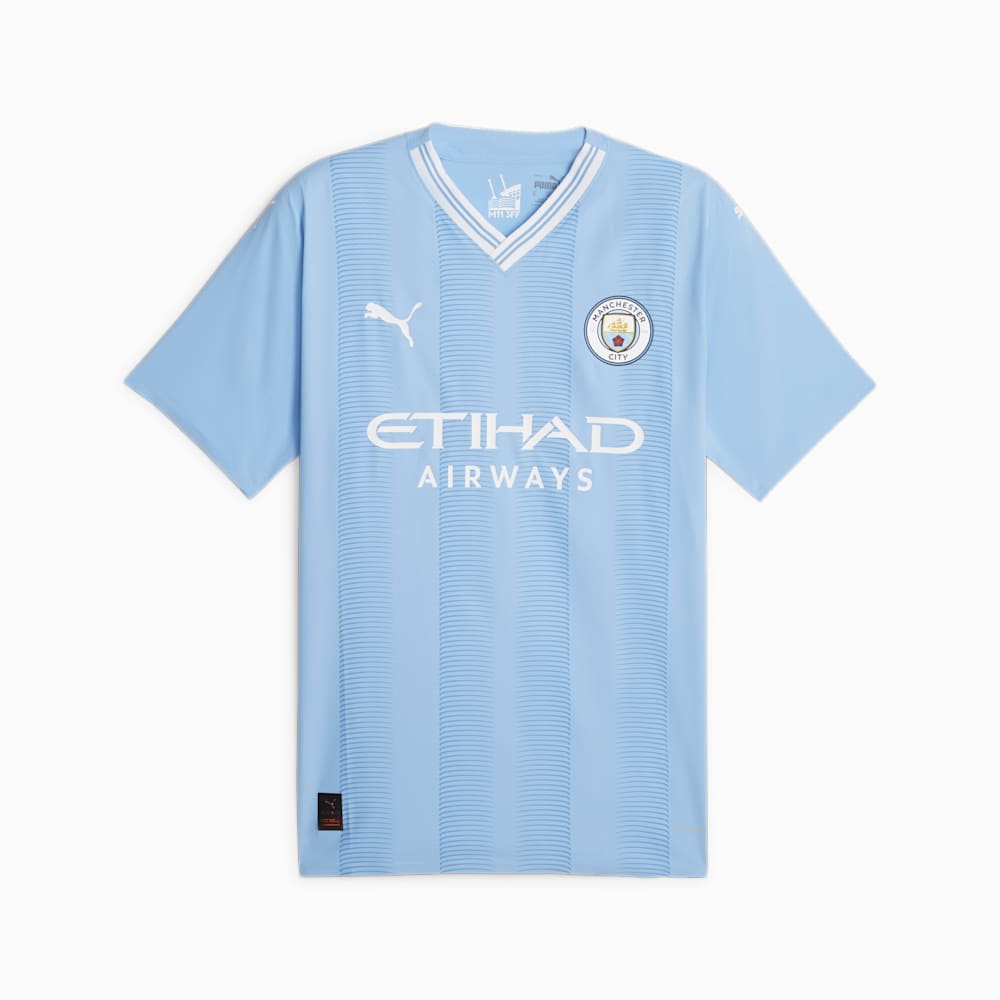 Puma Manchester City 23/24 Authentic Home Jersey - Team Light Blue-White