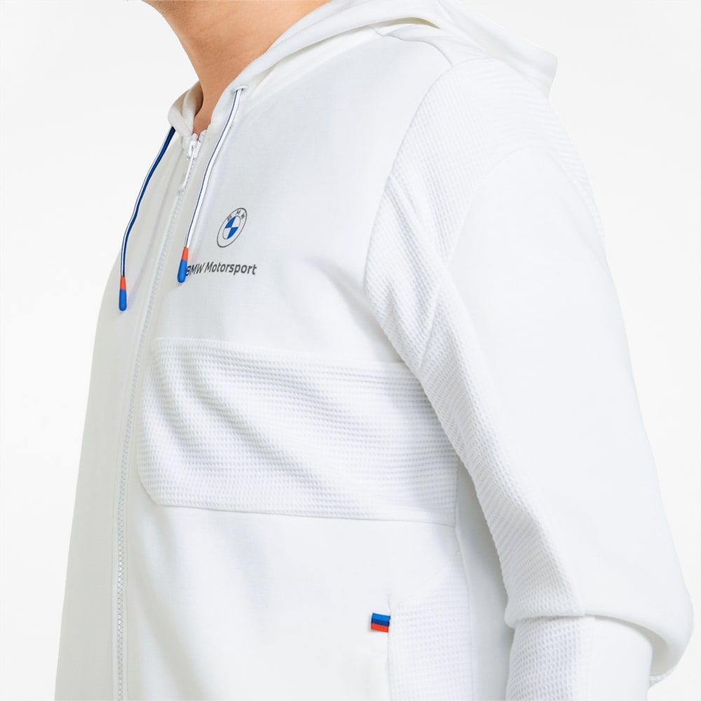 Puma BMW M Motorsport Hooded Sweat Jacket - White