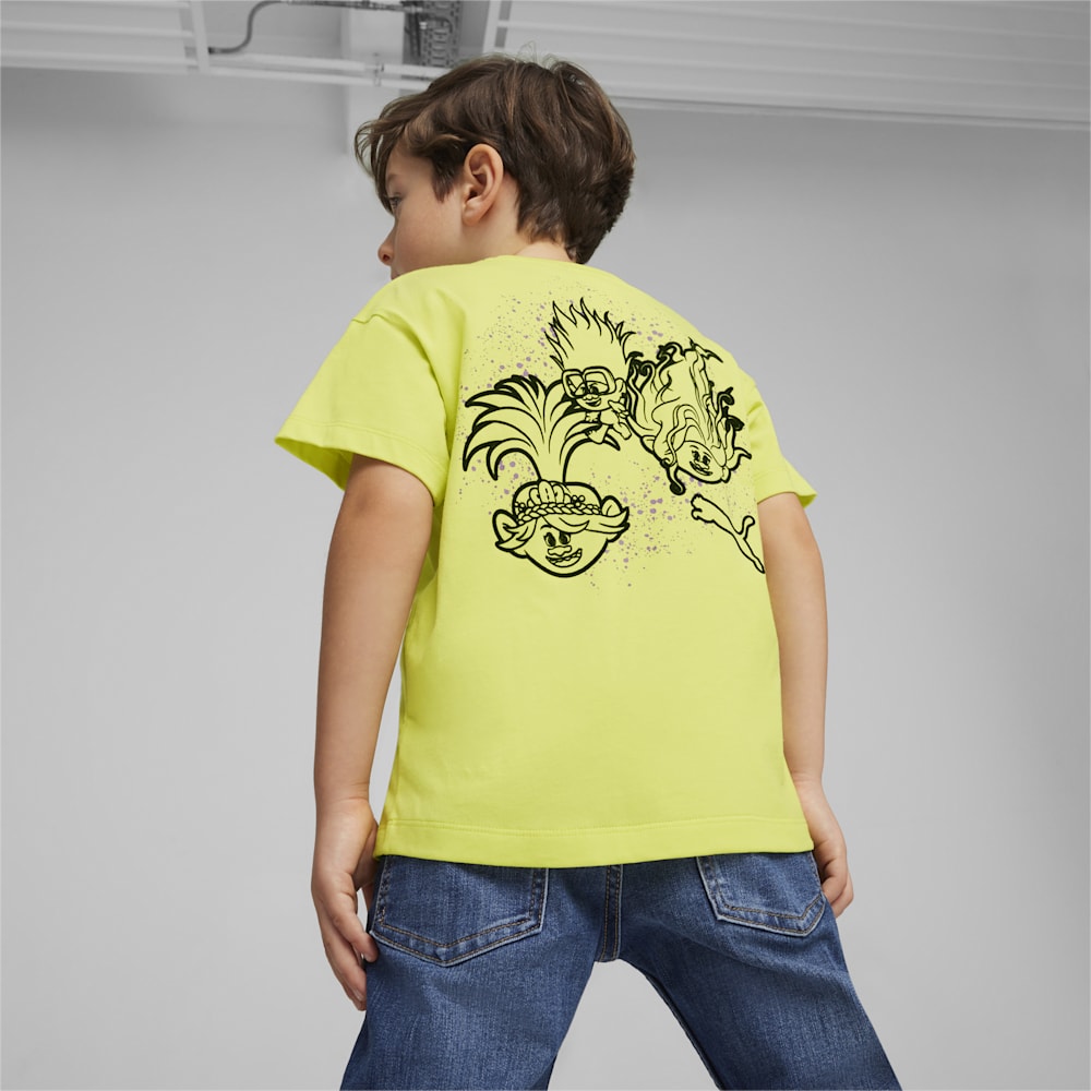 Puma PUMA x TROLLS Little Kids Graphic Tee - Lime Sheen