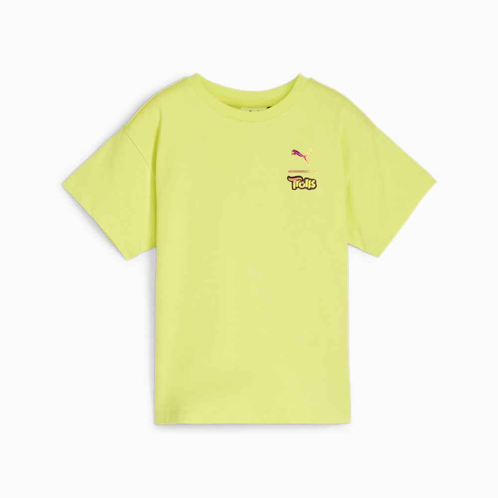 Puma PUMA x TROLLS Little Kids Graphic Tee - Lime Sheen