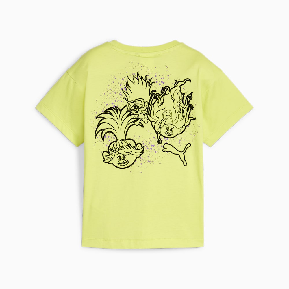 Puma PUMA x TROLLS Little Kids Graphic Tee - Lime Sheen