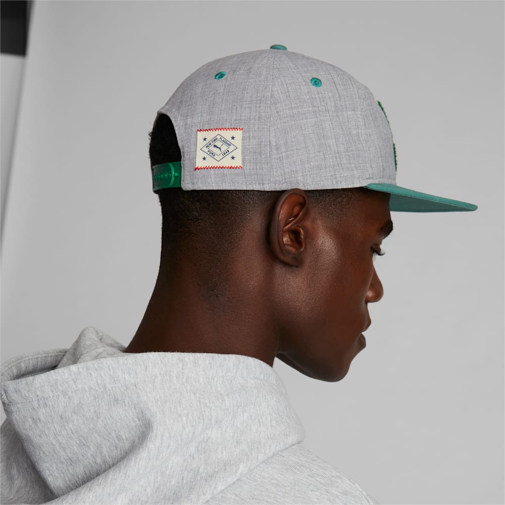 Puma NYC Bruckner Cap - GREY/GREEN