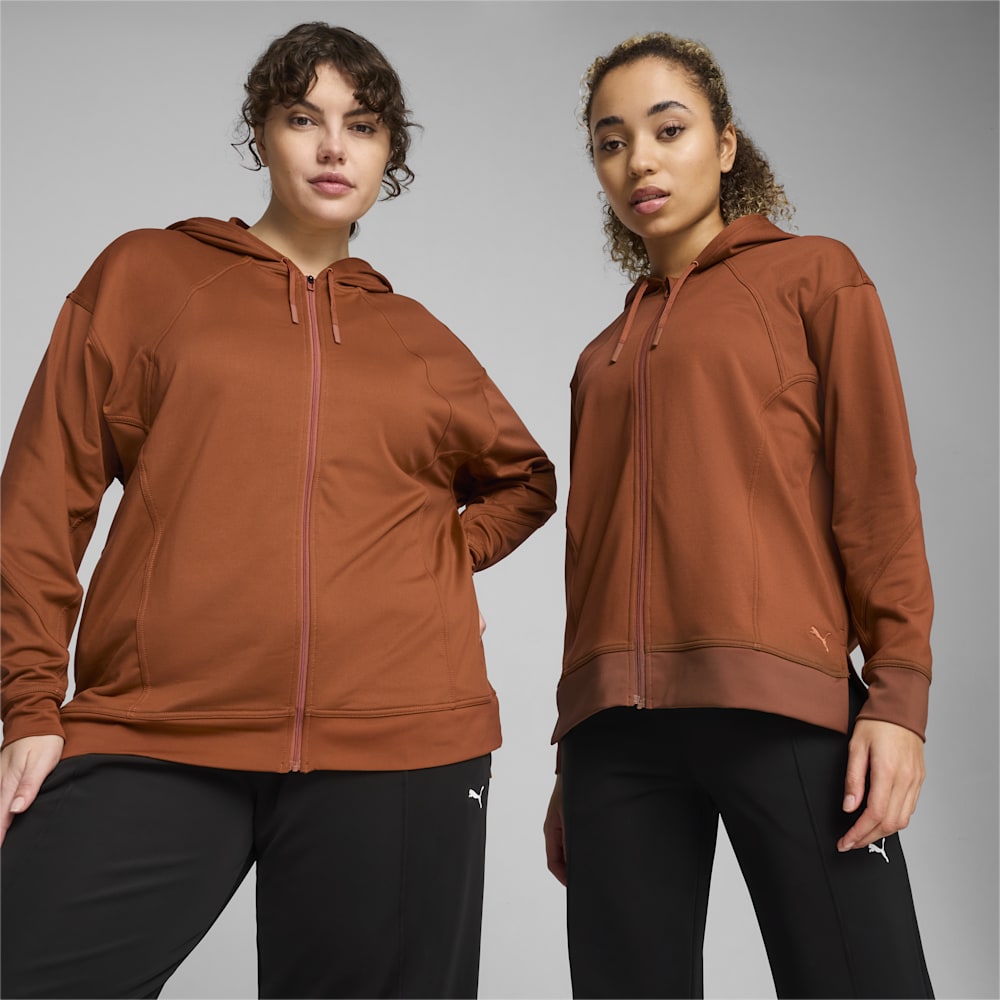 Puma CLOUDSPUN Full-Zip Training Hoodie - Teak