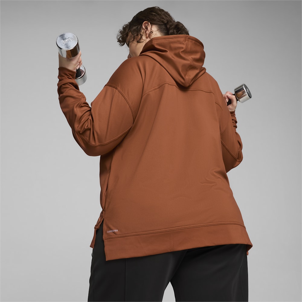 Puma CLOUDSPUN Full-Zip Training Hoodie - Teak