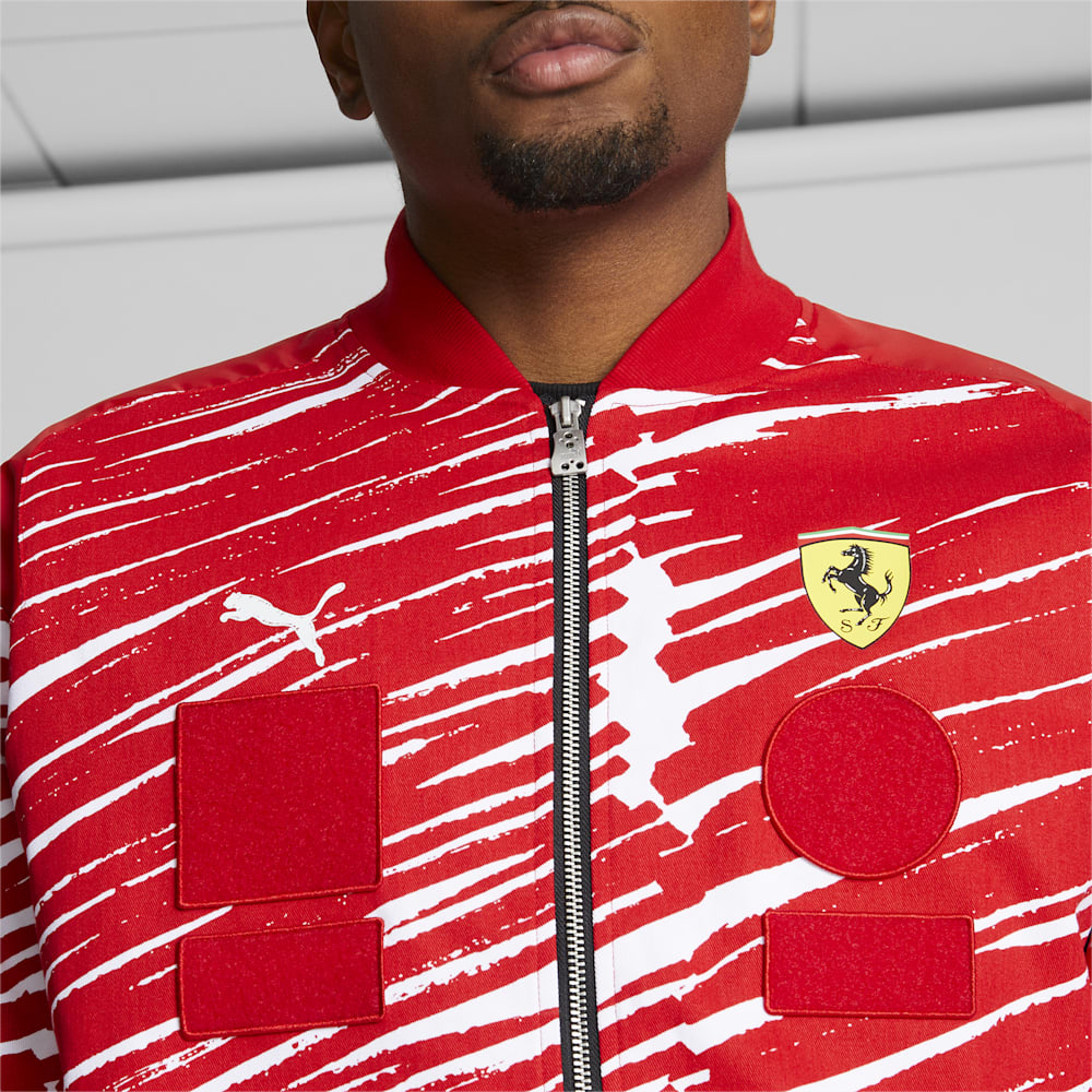 Puma SCUDERIA FERRARI x JOSHUA VIDES Race Jacket - Rosso Corsa