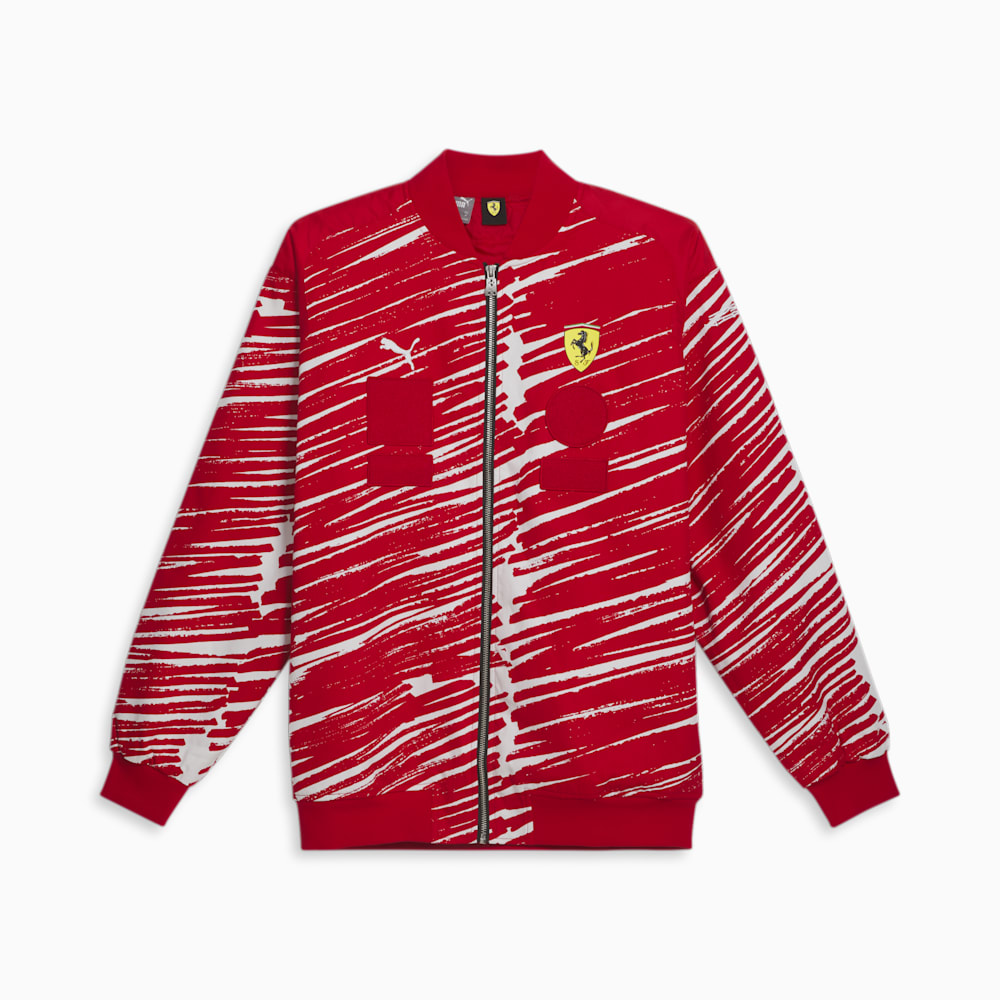 Puma SCUDERIA FERRARI x JOSHUA VIDES Race Jacket - Rosso Corsa