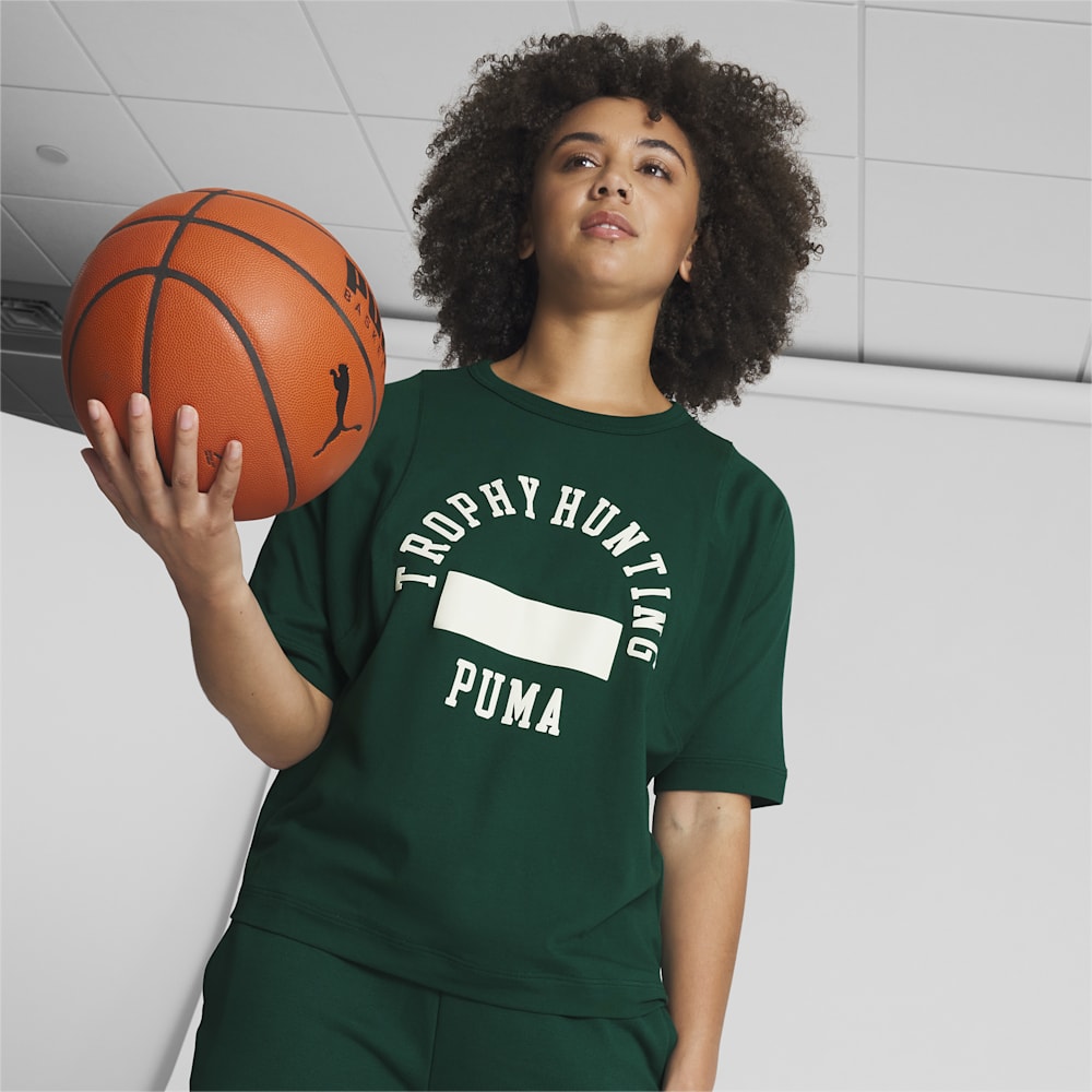 Puma x TROPHY HUNTING Basketball Tee - Malachite