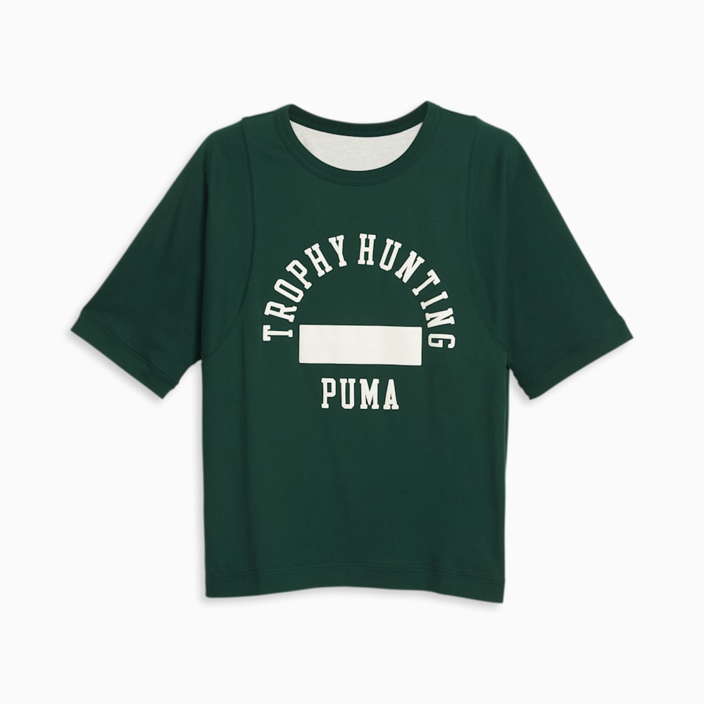 Puma x TROPHY HUNTING Basketball Tee - Malachite