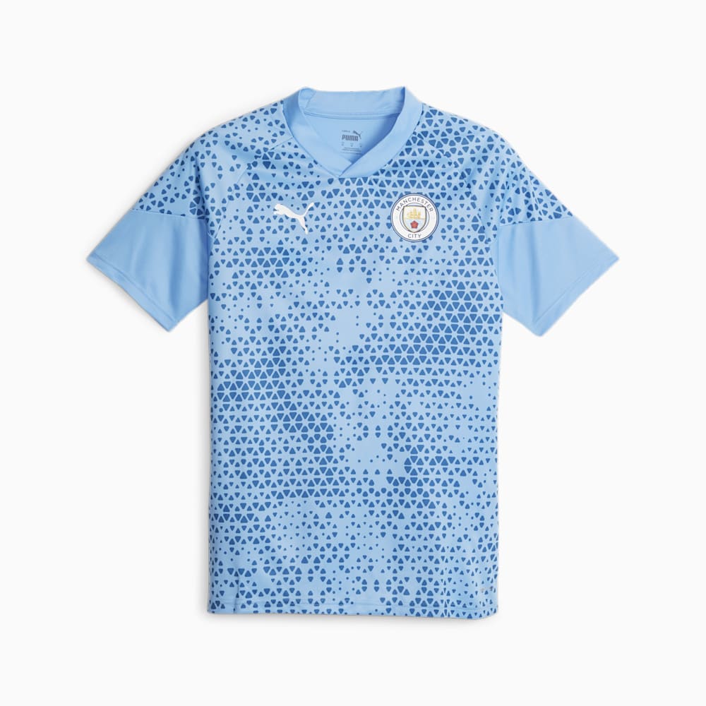 Puma Manchester City Soccer Training Jersey - Team Light Blue-Lake Blue