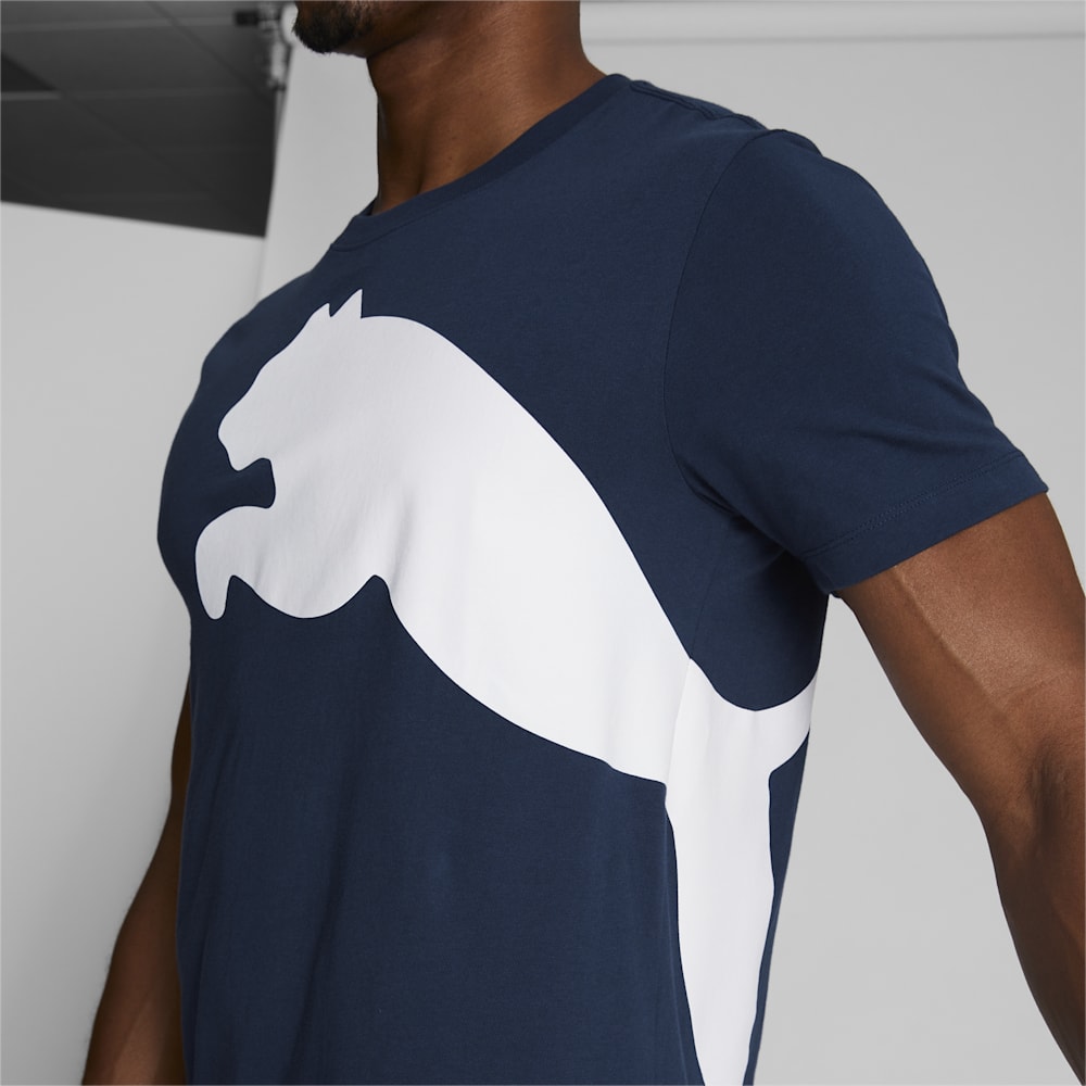 Puma Oversized Logo Tee - Navy