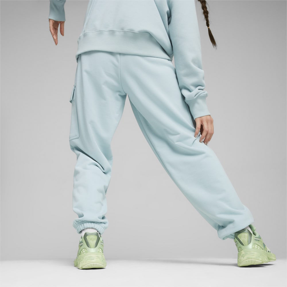 Puma DARE TO Relaxed Sweatpants - Turquoise Surf