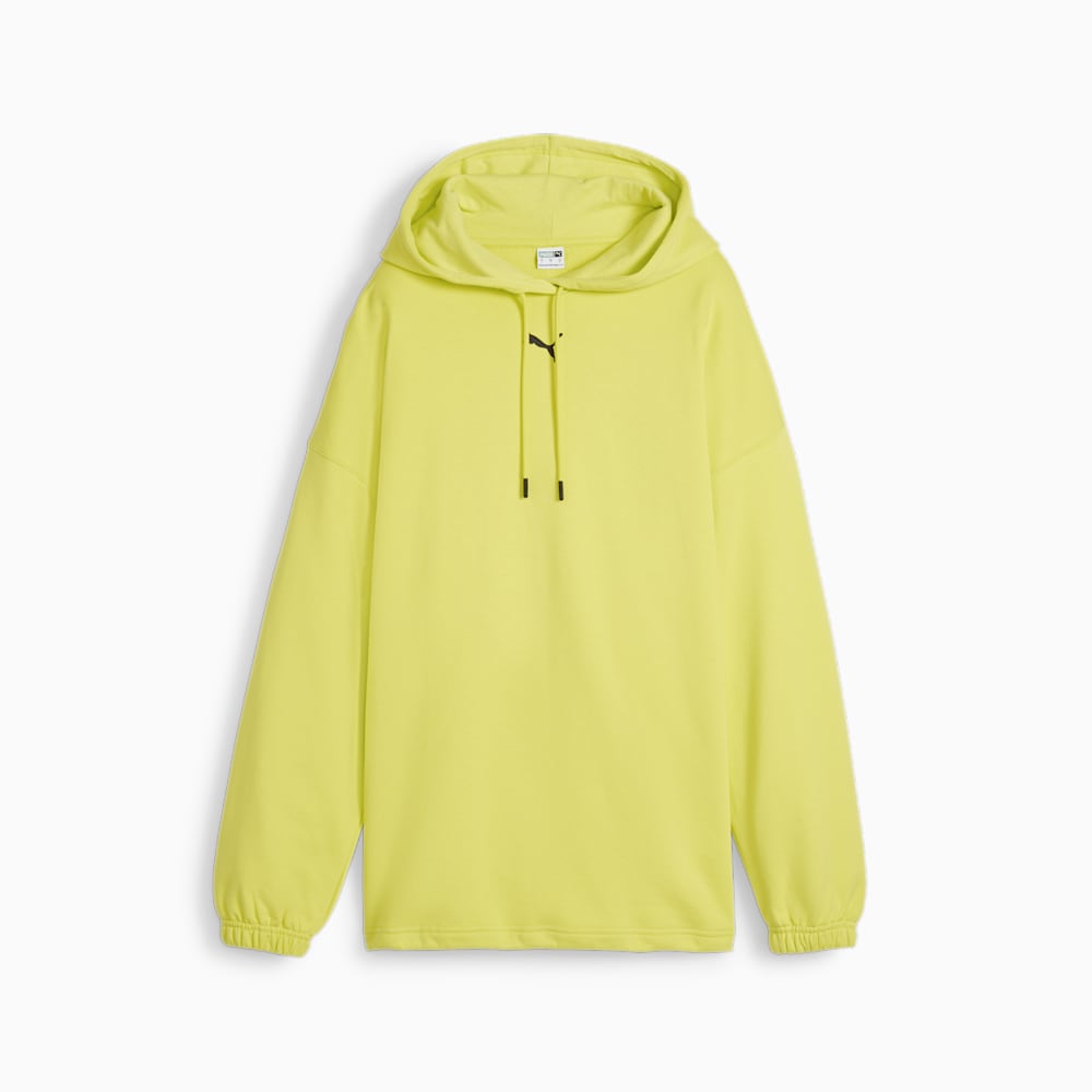 Puma DARE TO Oversized Hoodie - Lime Sheen