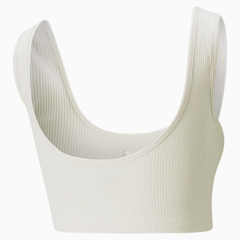 Puma Classics Ribbed Crop Top - no color