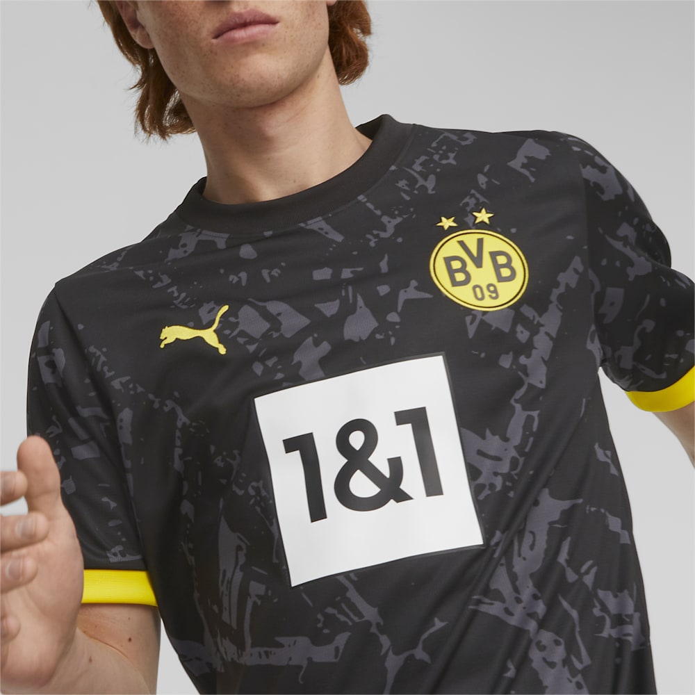 Puma Borussia Dortmund 23/24 Away Jersey - Black-Cyber Yellow