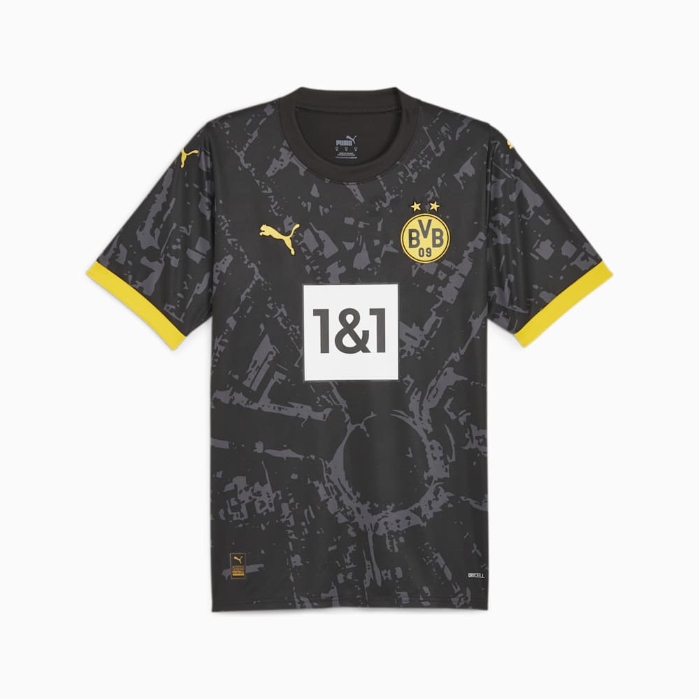 Puma Borussia Dortmund 23/24 Away Jersey - Black-Cyber Yellow