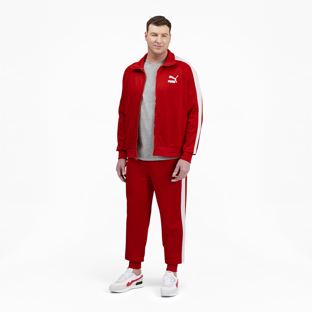 Puma Iconic T7 Track Jacket Big And Tall - High Risk Red-White