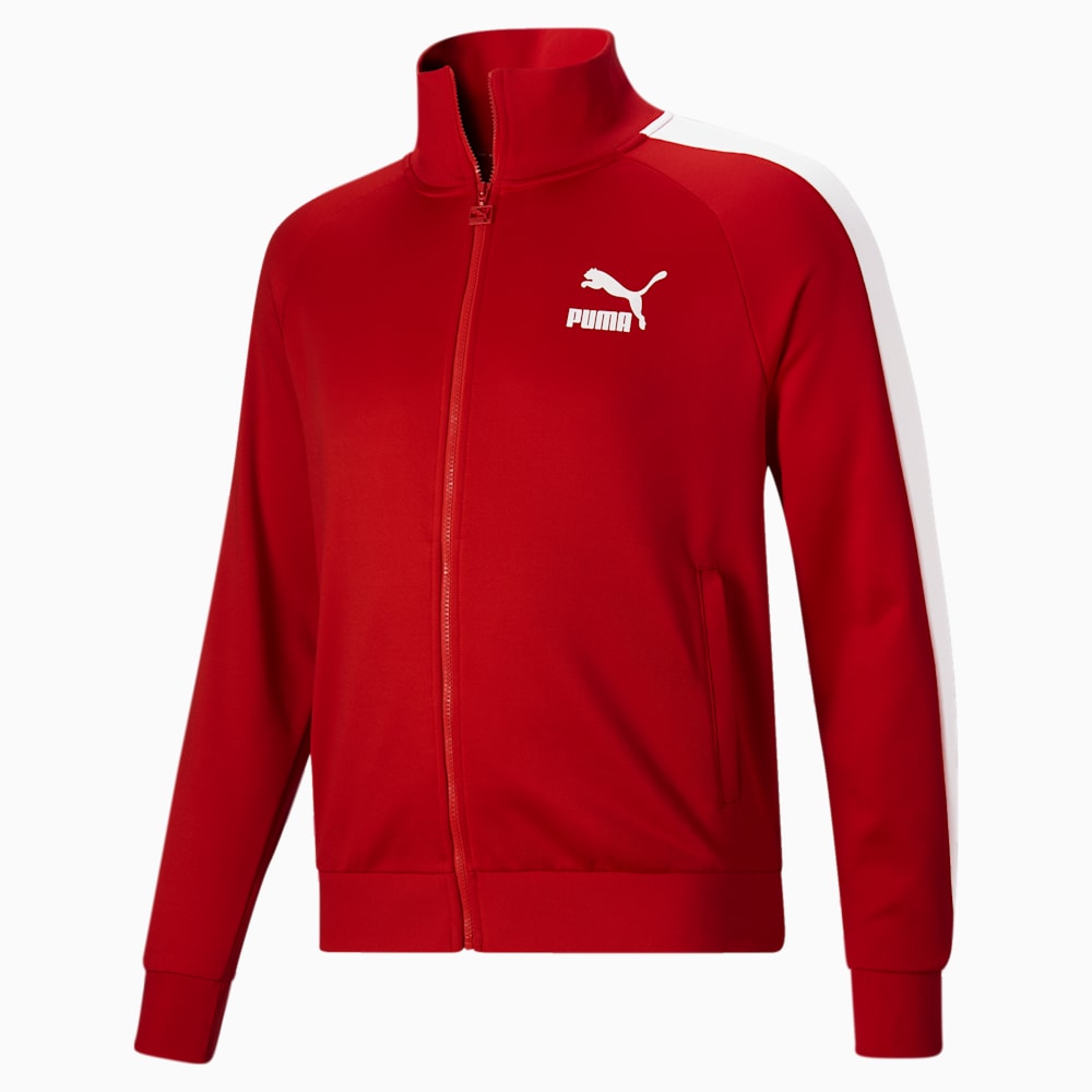 Puma Iconic T7 Track Jacket Big And Tall - High Risk Red-White