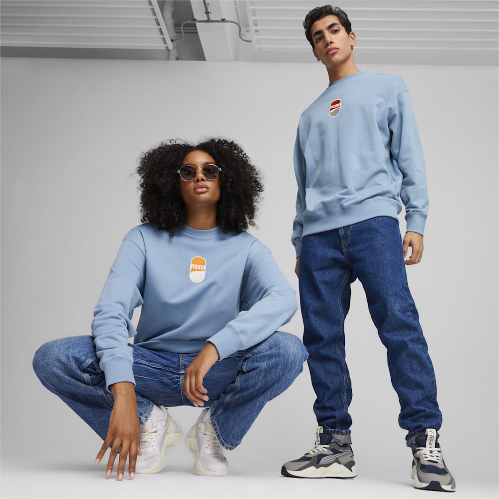 Puma DOWNTOWN 180 Sweatshirt - Zen Blue