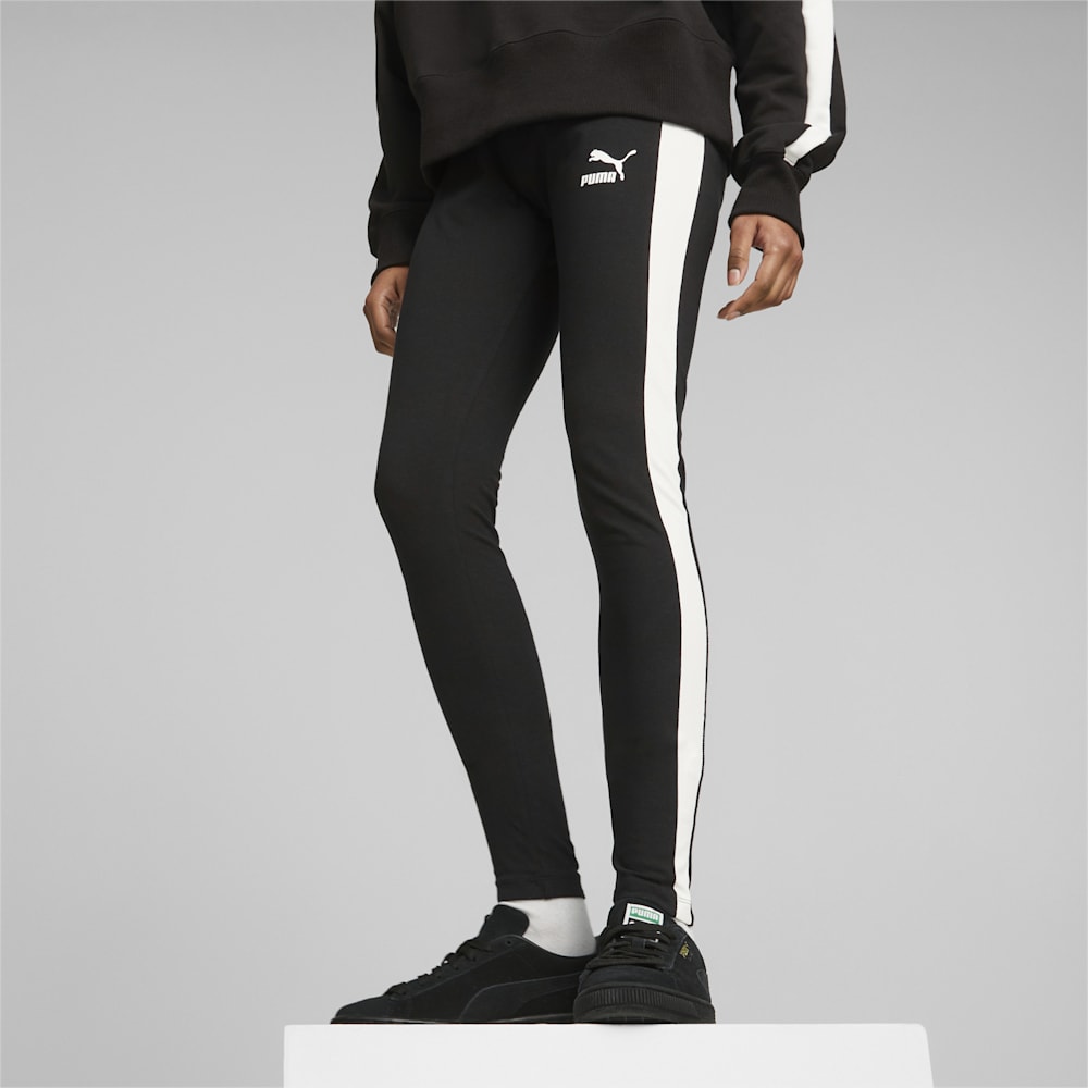 Puma Iconic T7 Mid-Rise Leggings - Black