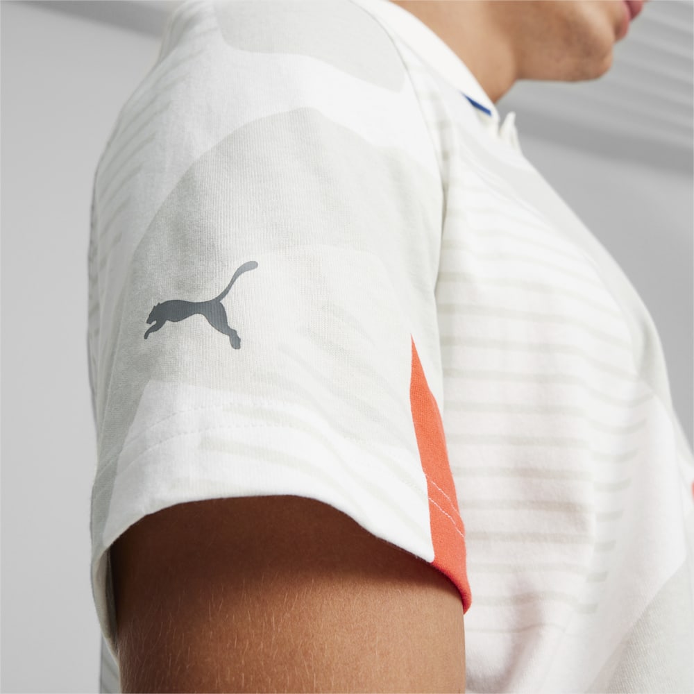 Puma BMW M Motorsport All-Over Print Polo - White-AOP