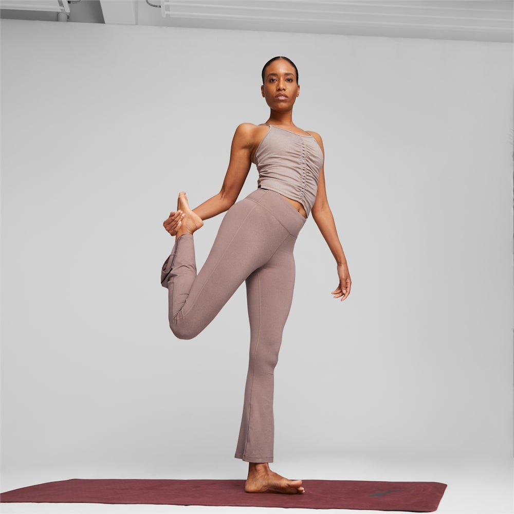 Puma STUDIO YOGINI LUXE FLARE Training Pants - Dark Clove