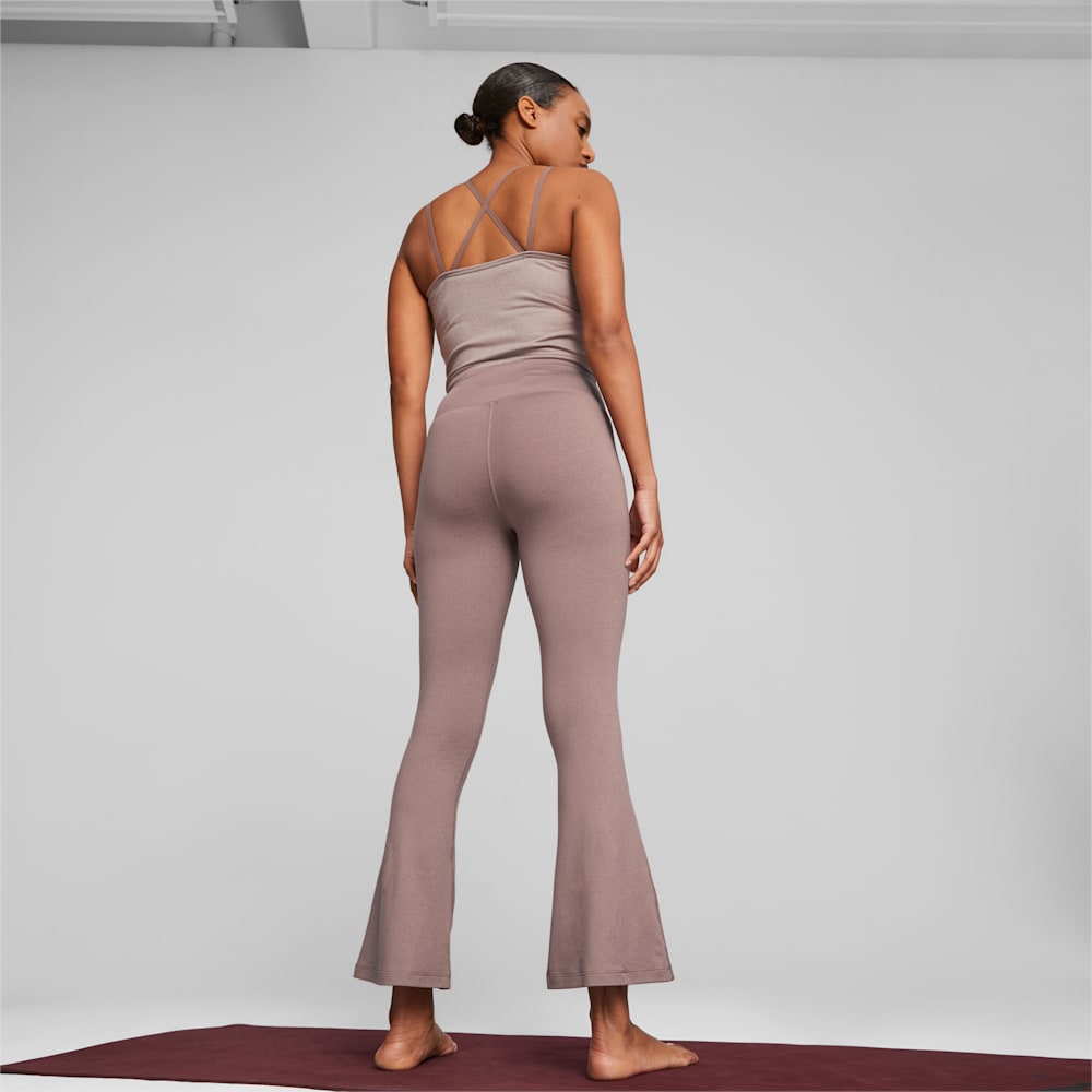 Puma STUDIO YOGINI LUXE FLARE Training Pants - Dark Clove