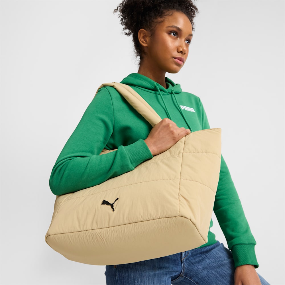 Puma Plush Tote 3.0 Bag - TAN COMBO