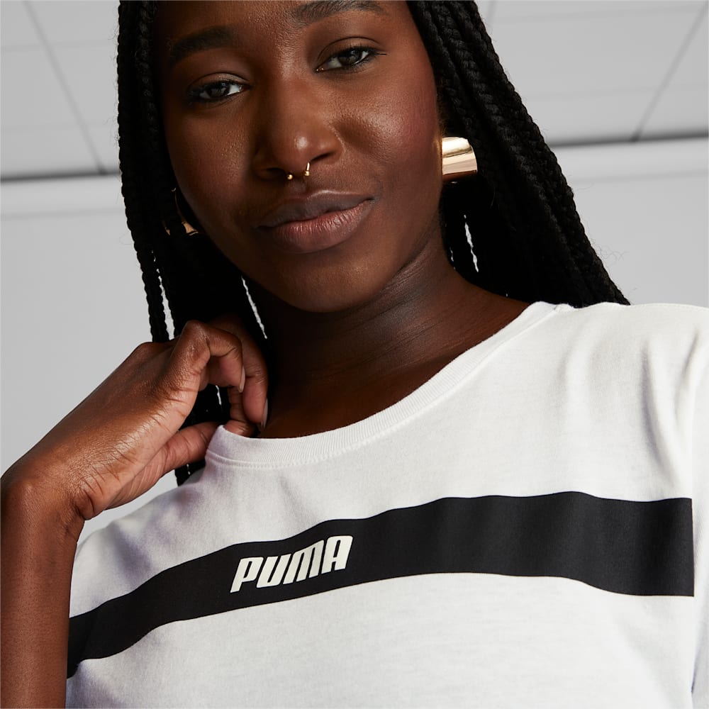 Puma Upfront Line T-Shirt - White