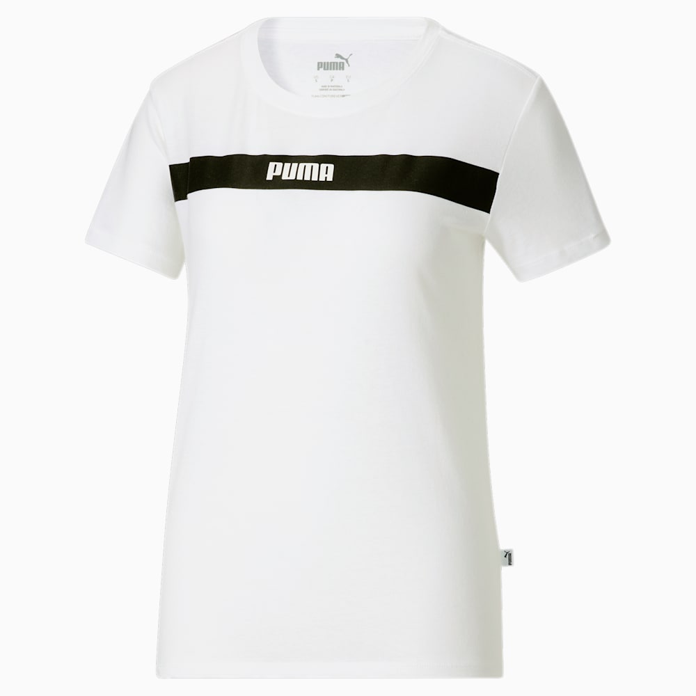 Puma Upfront Line T-Shirt - White