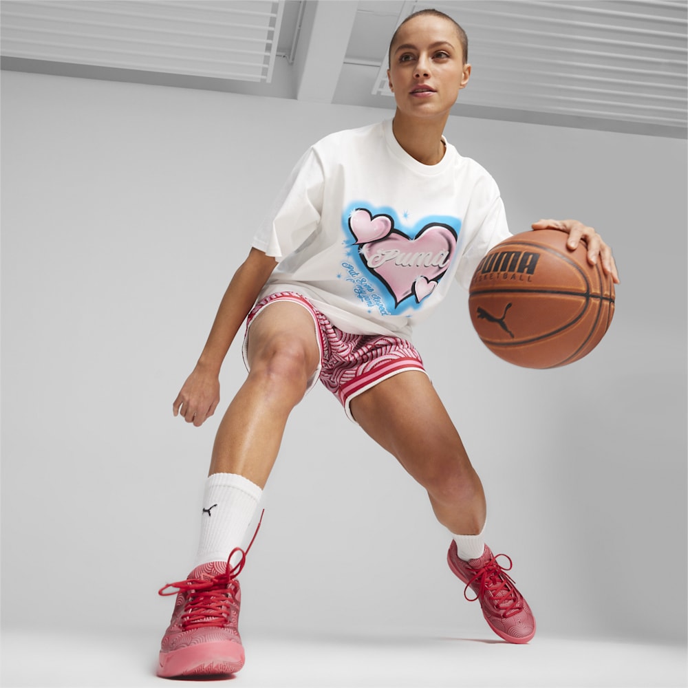 Puma Game Love Basketball Tee - White