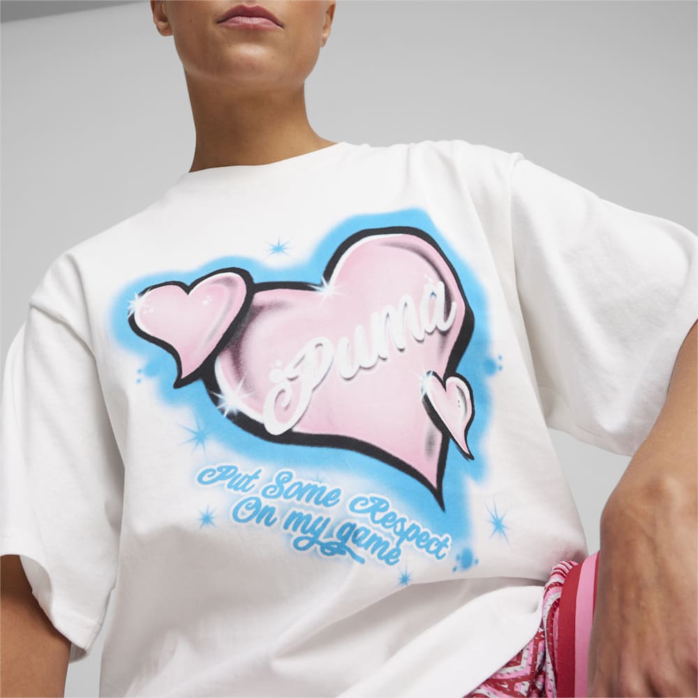 Puma Game Love Basketball Tee - White