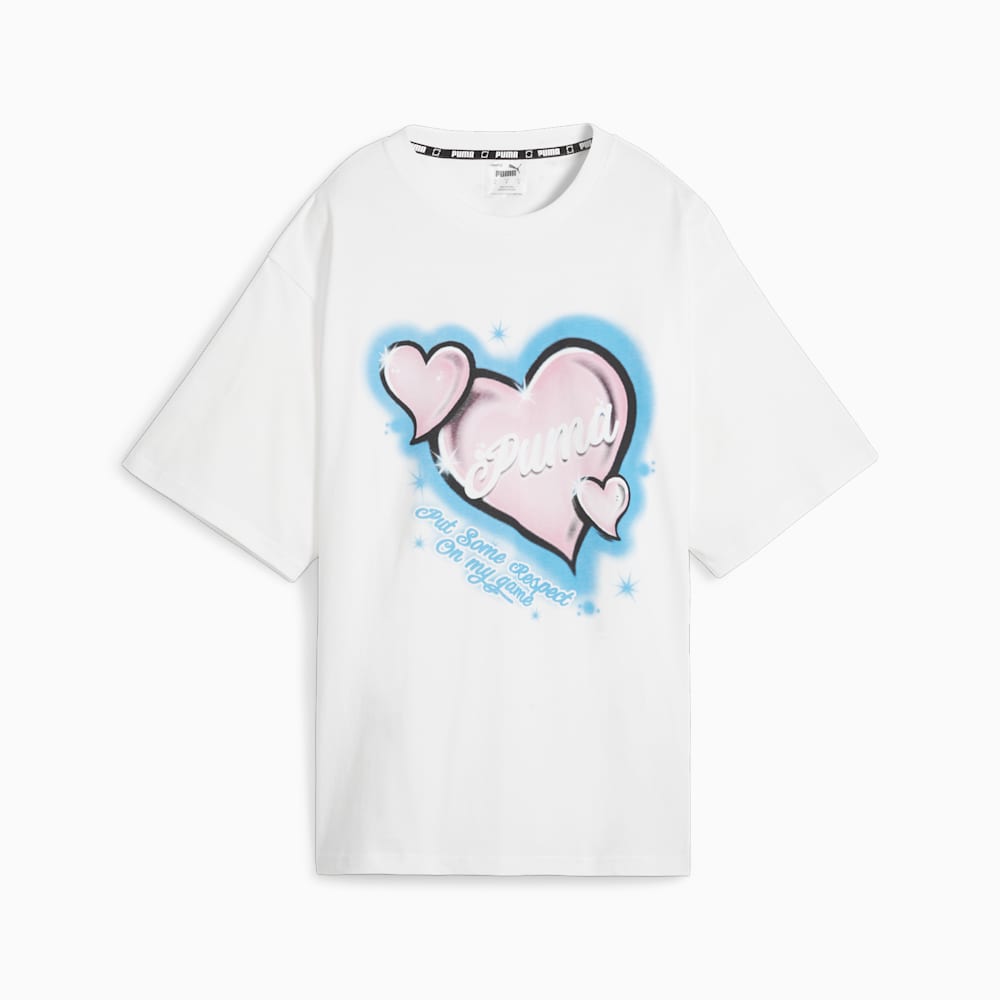 Puma Game Love Basketball Tee - White