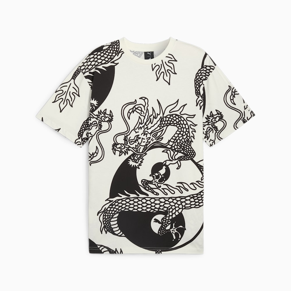 Puma x STAPLE AOP Tee - Warm White-black