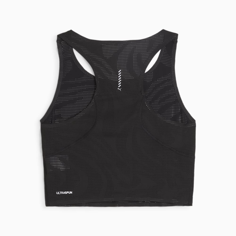 Puma RUN ULTRASPUN Running Crop Top - Black