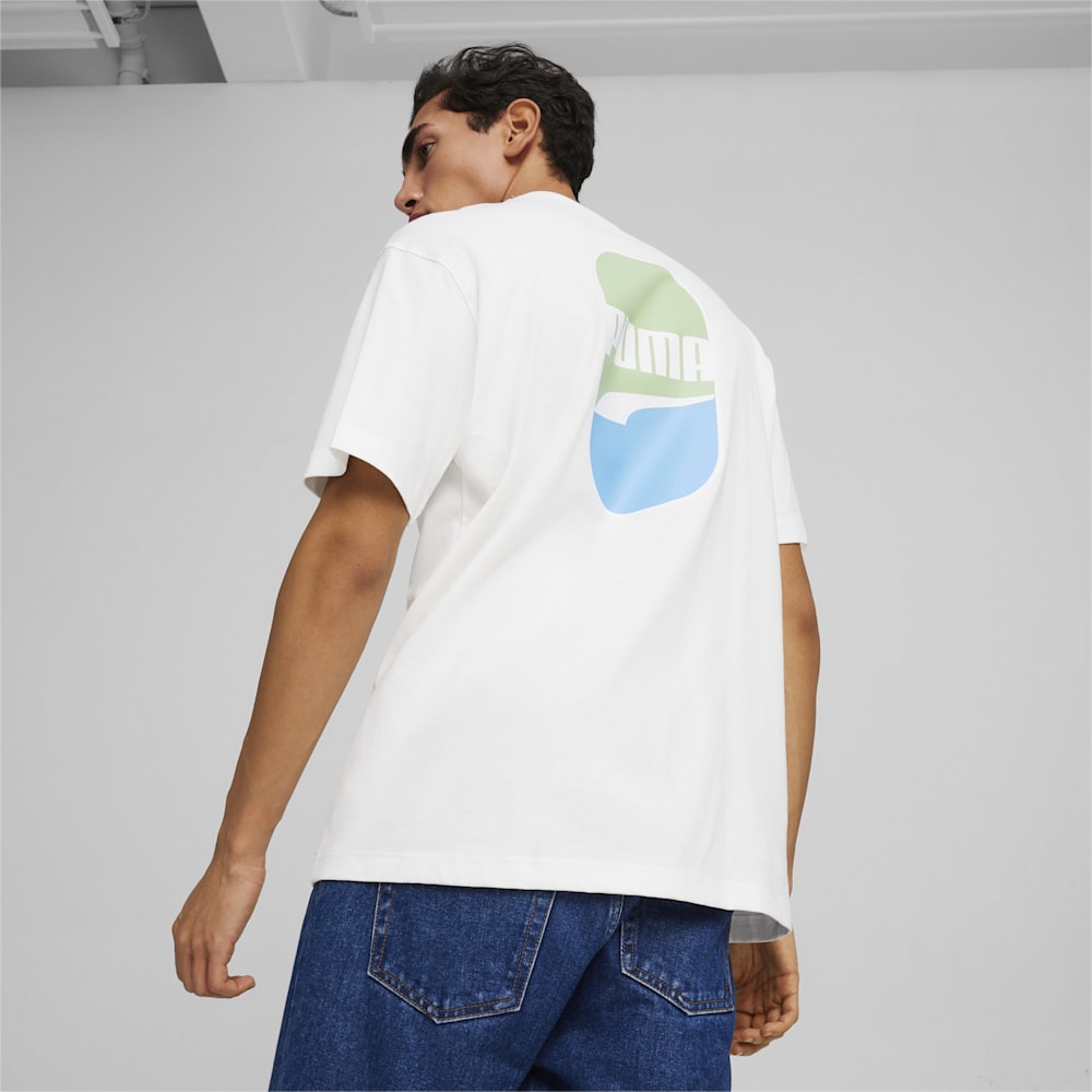 Puma DOWNTOWN 180 Logo Tee - White