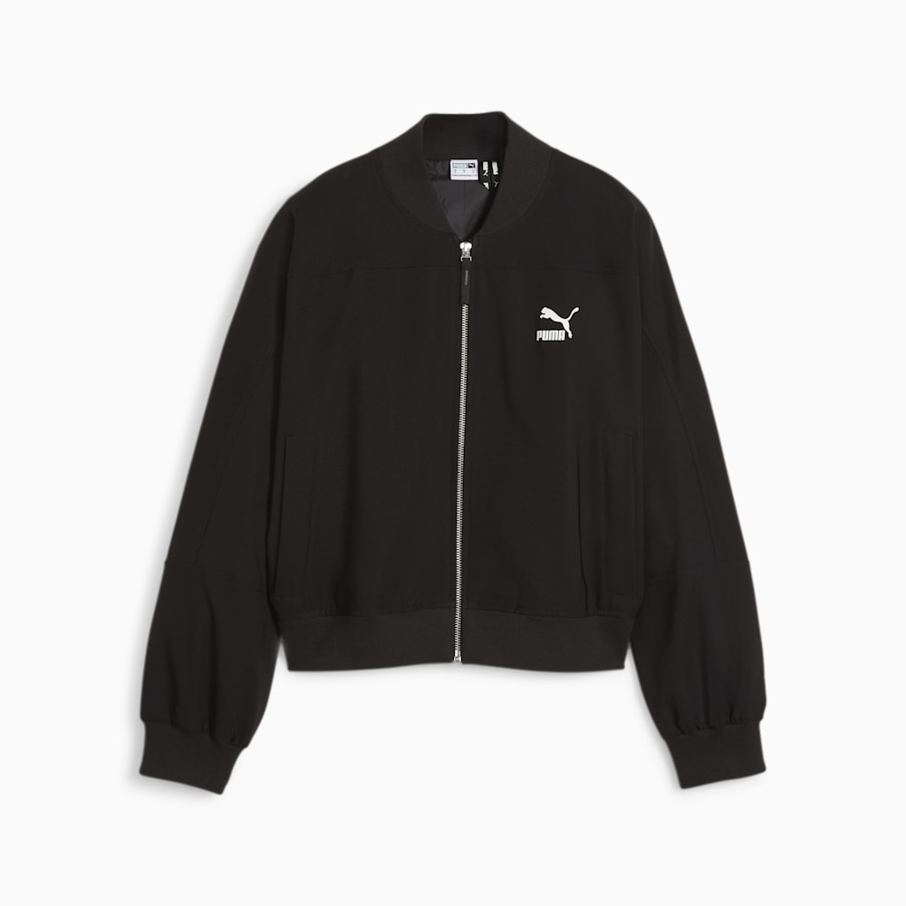 Puma Classics Shiny Bomber Jacket - Black