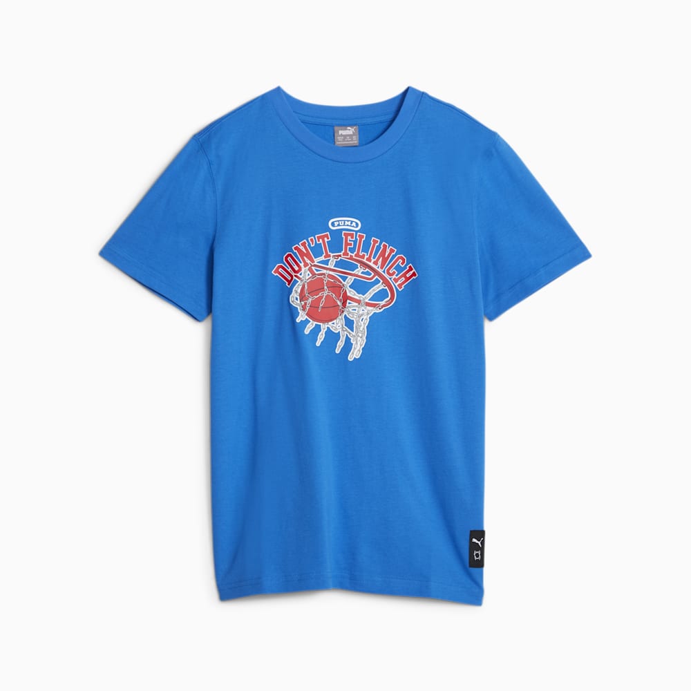 Puma Basketball Big Kids Graphic Tee - Racing Blue